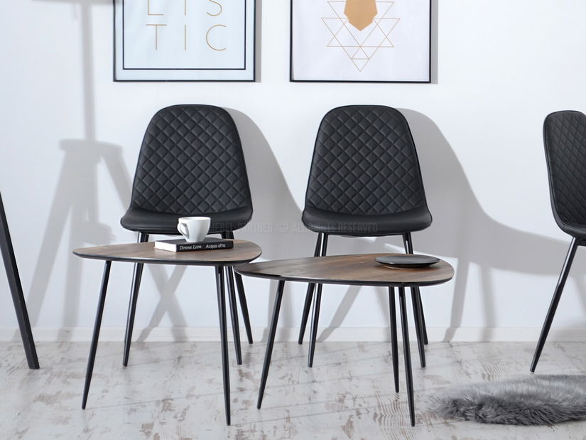 Konferenční stolek Rossi Xl (ořech + černá)