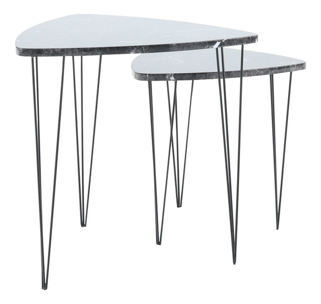 Konferenční stolek Stofol (černá) (2 ks.)