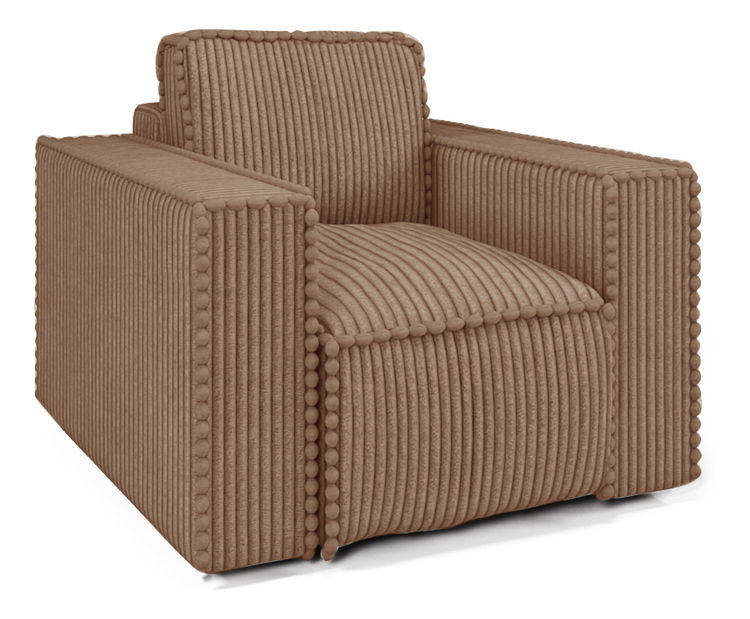 Křeslo Tindara (pomerančová)