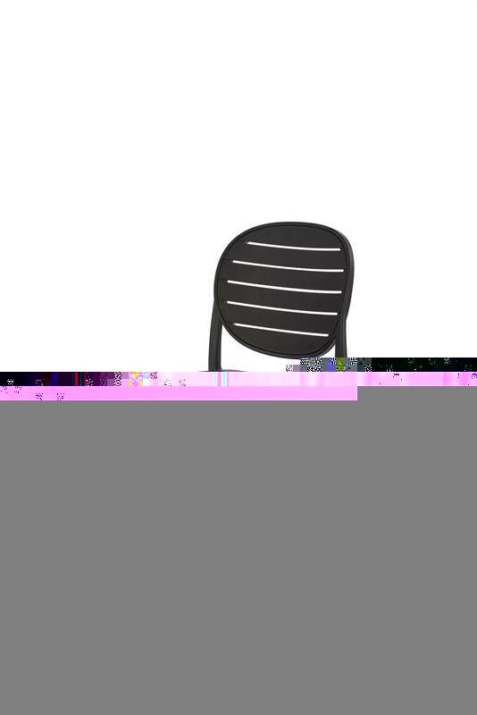 Zahradní židle Karter (černá)