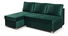 Rohová sedačka Mike (zelená) (L)