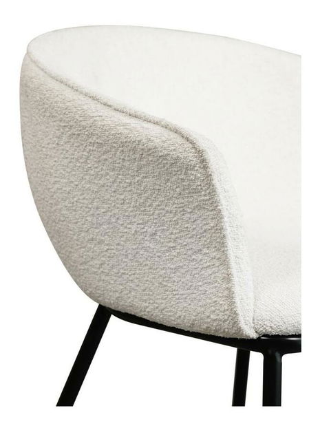 Jídelní židle Immy (krémová + černá)