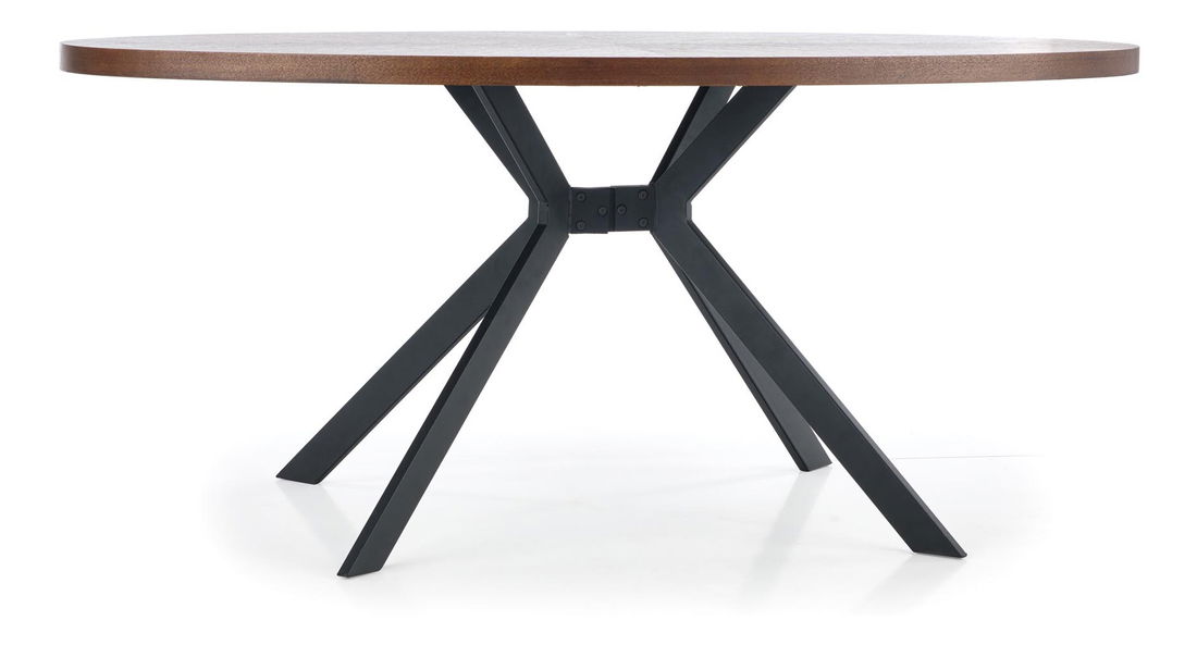 Jídelní stůl Laraco (ořech + černá) (pro 6 osob)