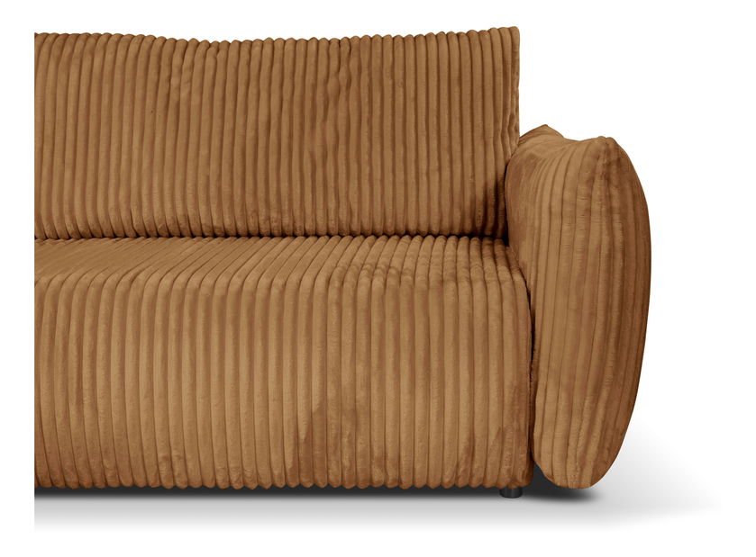 Rohová sedací souprava Alondra (hnědá velbloudí) (L)