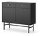 Komoda Desanta 2D2SZ (černá)