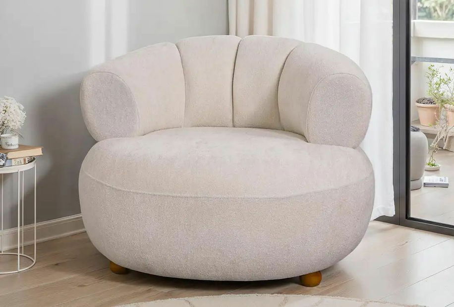 Křeslo Mochi (bílá)