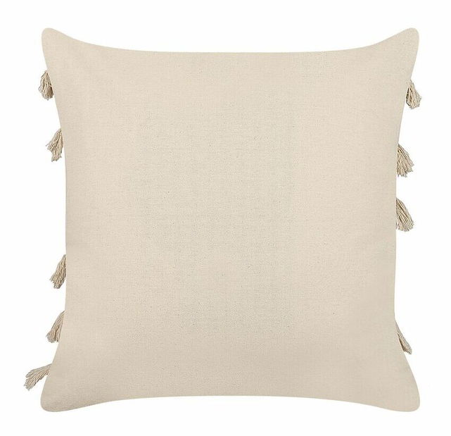 Sada 2 ozdobných polštářů 45 x 45 cm Pleo (béžová)