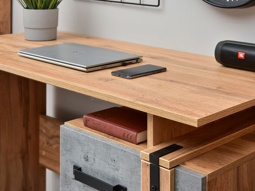 Obývací stěna Suspendera SH09 (dub + černá)