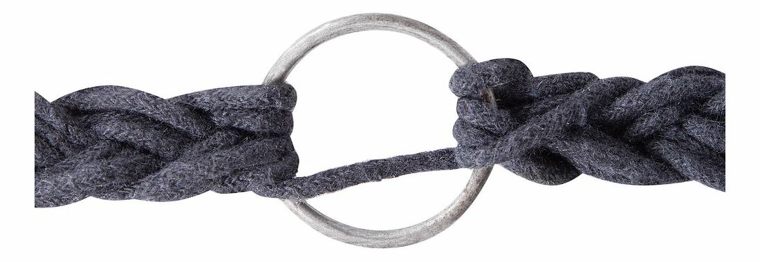 Závěsné křeslo BONITO (dřevo) (černá)