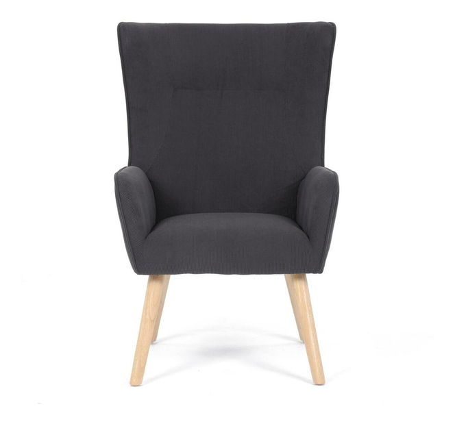 Křeslo Atribuian (tmavě šedá)