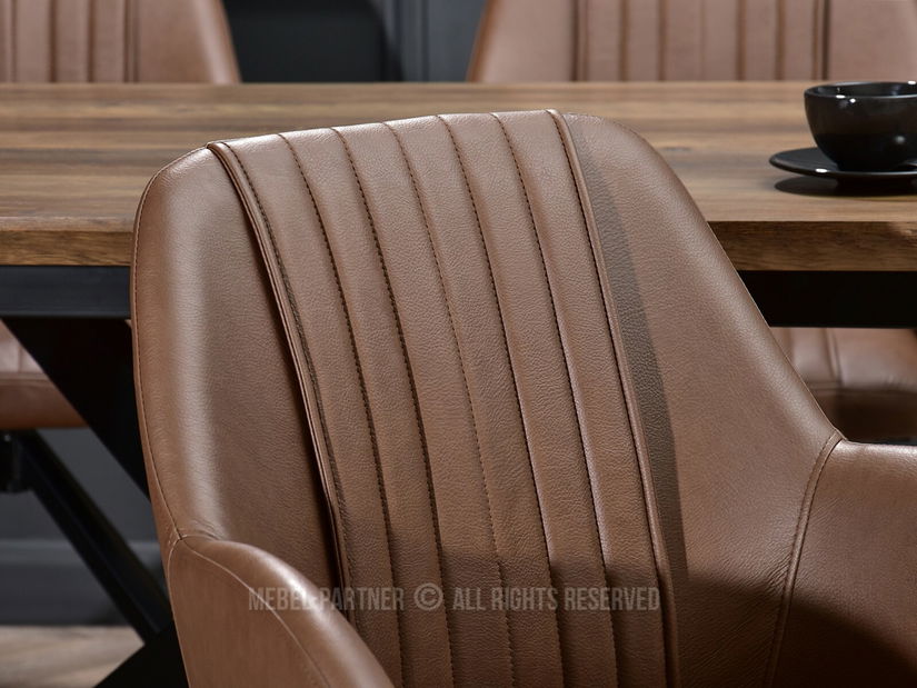 Židle Cruz (hnědá + černá)