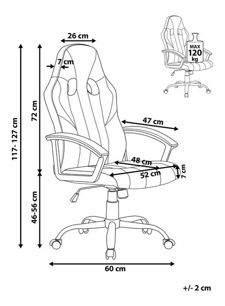 Kancelářská židle Sunna (limetková)