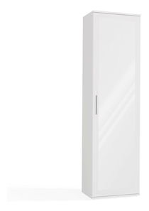 Šatní skříň Dialogos 1 (bílá) (se zrcadlem)