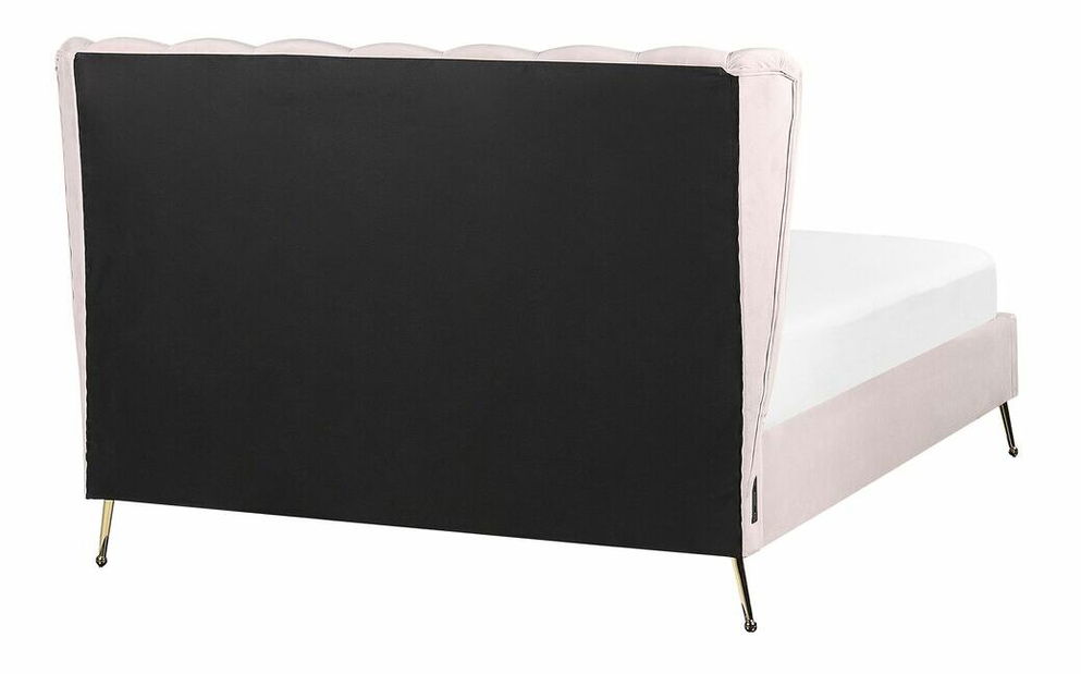 Manželská postel 140 cm Mirabell (růžová)