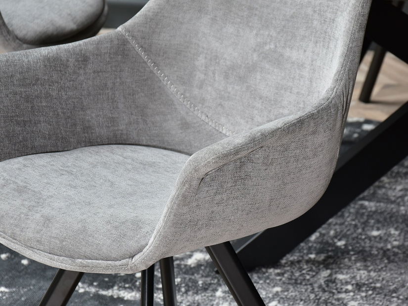 Židle Mirabell (šedá + černá)