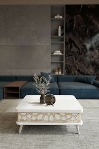 Konferenční stolek Otta (bílá)