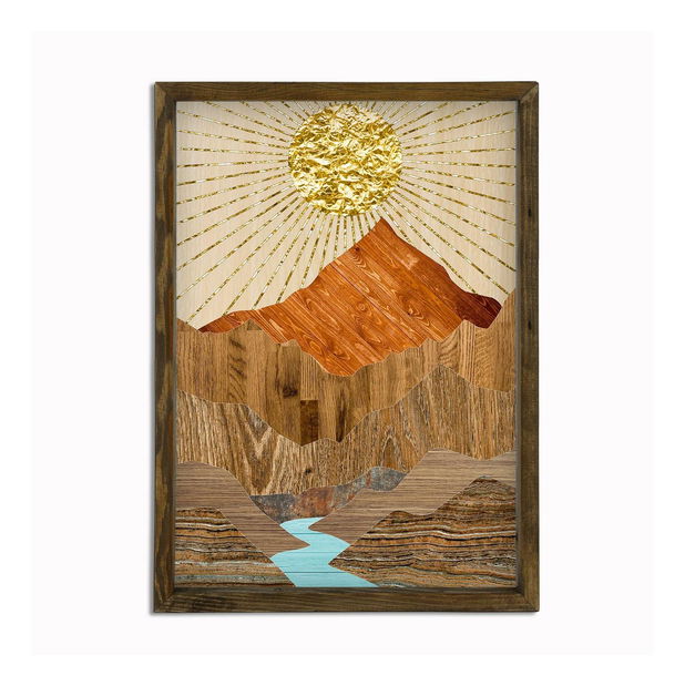 Ozdobný zarámovaný obraz Mobune 2 (vícebarevné)