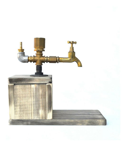 Dávkovač nápojů Libiki 2 (ořech + zlatá)