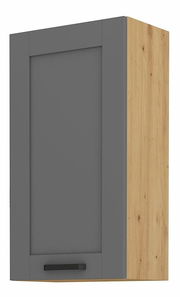 Horní kuchyňská skříňka Lucid 50 G 90 1F (dub artisan + dustgrey)