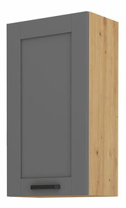 Horní kuchyňská skříňka Lucid 50 G 90 1F (dub artisan + dustgrey)