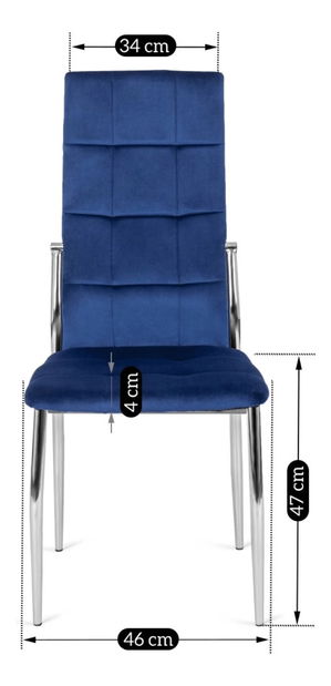 Jídelní židle Marinaleda (námořnická modrá)