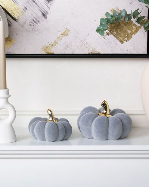 Dekorace dýně Katza (šedá)