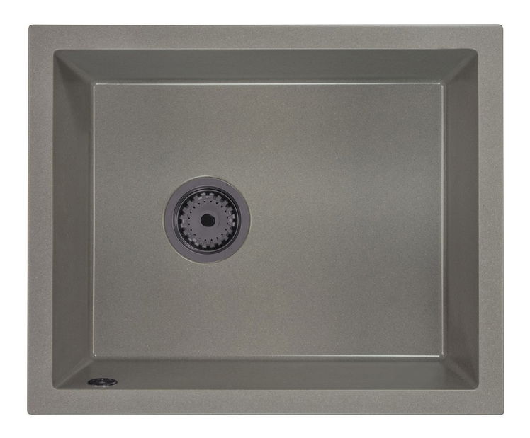 Kuchyňský dřez Filanis (šedá) (bez otvoru pro baterii)