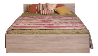 Manželská postel 160 cm Gwenn (dub sonoma) (bez roštu a matrace)