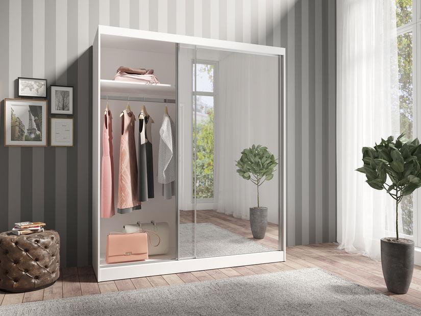 Šatní skříň Lorna Typ 56 (bílá)