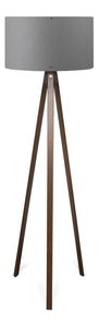Stojanová lampa Amorekko 3 (tmavě šedá + hnědá)