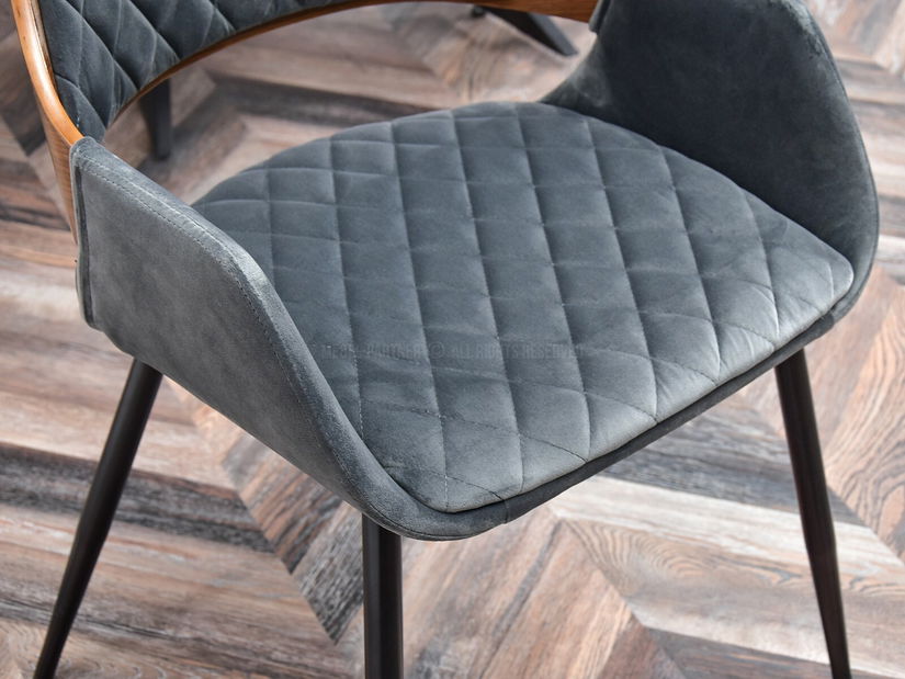 Židle Morgana (šedá + černá)