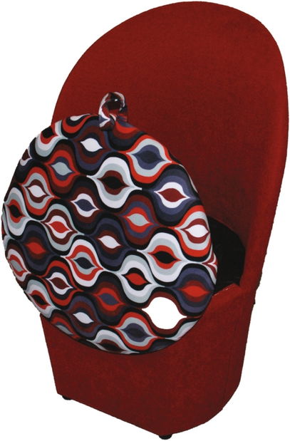 Křeslo Tulipan hnědá