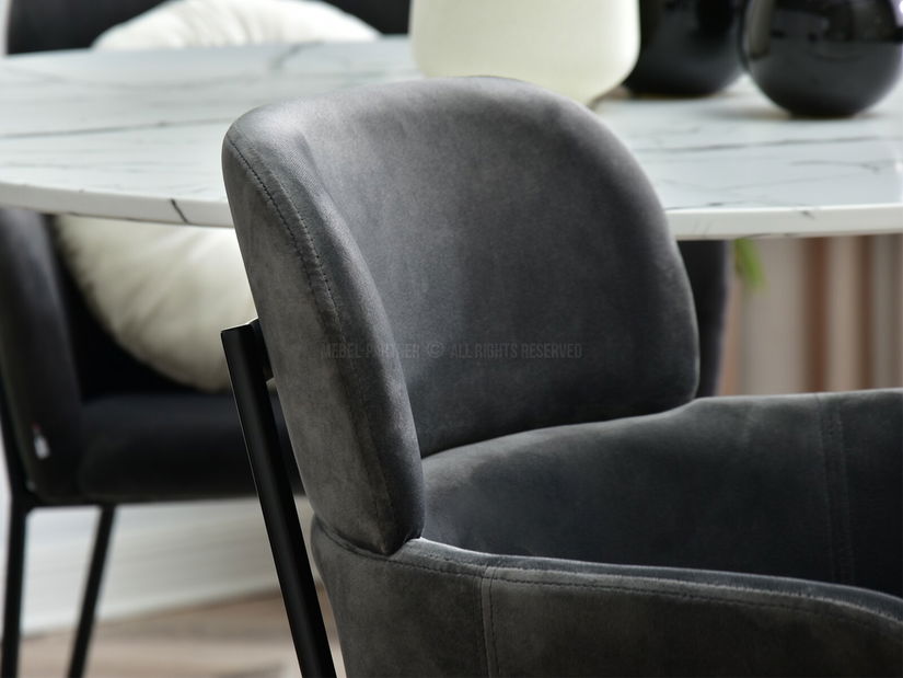 Židle Baggie K (grafit + černá)