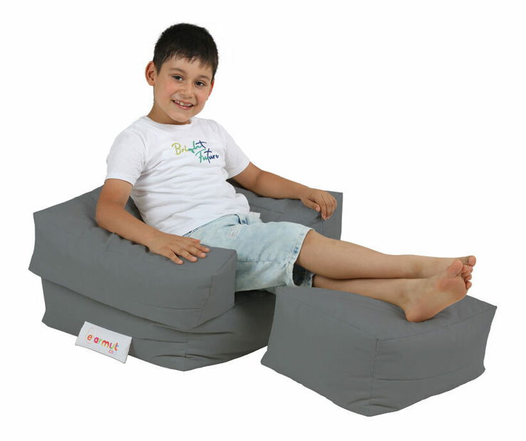 Sedací pytel Kiddo (Šedá)