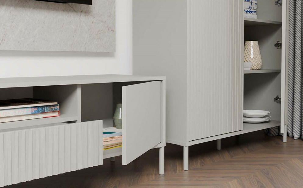 TV skříňka Kamarussa Slim 160 (kašmír)