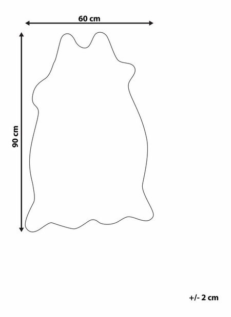 Koberec 60x90 cm NAMIGA (vzor zebra)