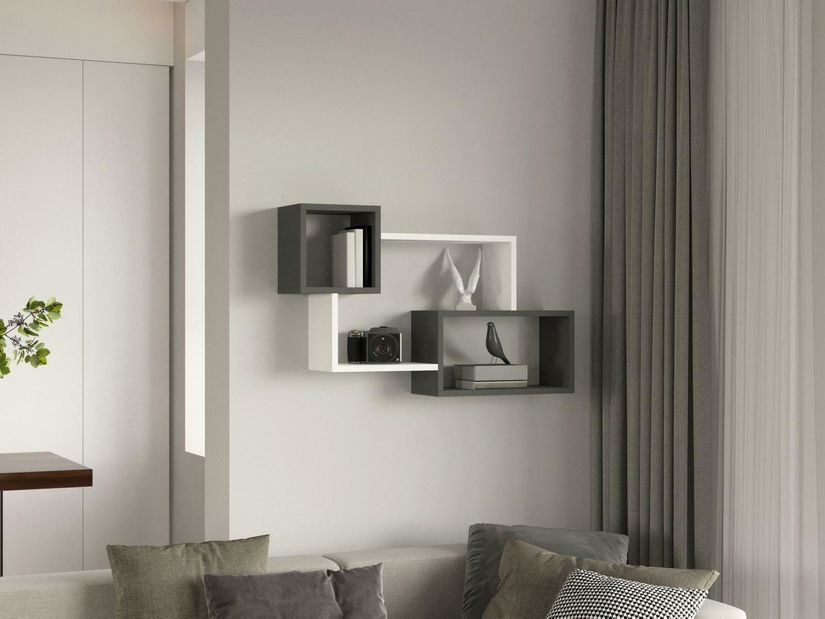 Police Donami (bílá + antracit)