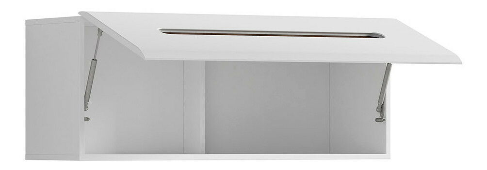 Skříňka na stěnu BRW Azteca Trio SFW1K/4/11 (bílá + lesk bílý)