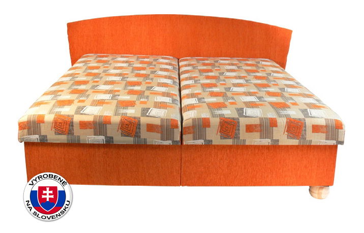 Manželská postel 180 cm Milano (se sendvičovou matrací)