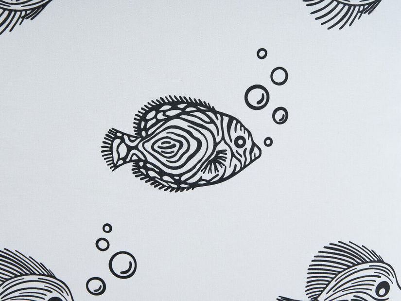 Sada 2 ozdobných polštářů 45 x 45 cm Twed (bílá)