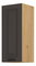 Horní kuchyňská skříňka Sheila 30 G 72 1F (dub artisan + grafit)