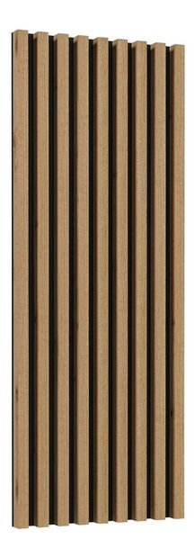 Nástěnný panel Celcey Typ 04 (dub wotan + černá)