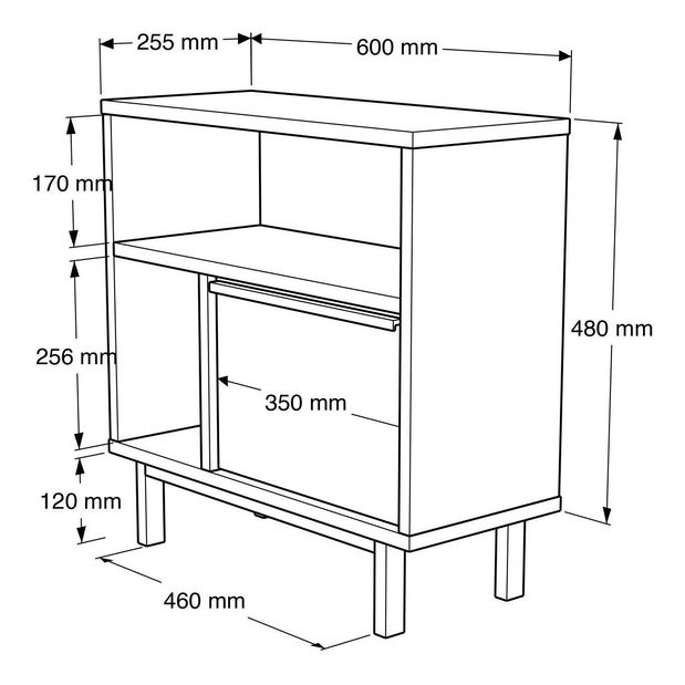 Příruční stolek Nimelo 5 (ořech)