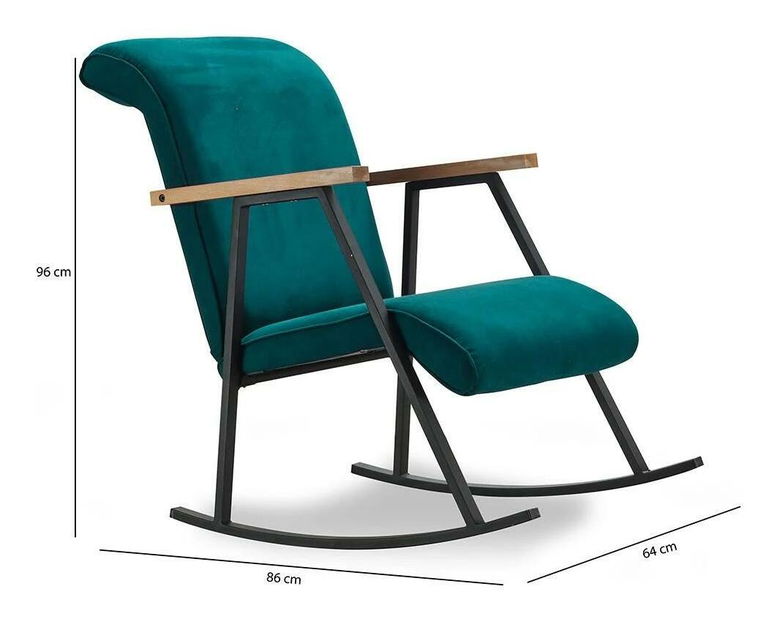 Houpací křeslo Yoko (petrolejová)