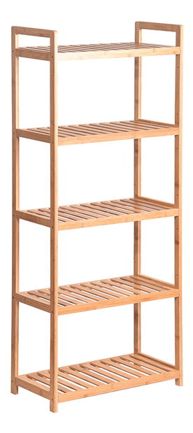 Regál 5-policový Andor TYP 3 (přírodní bambus)