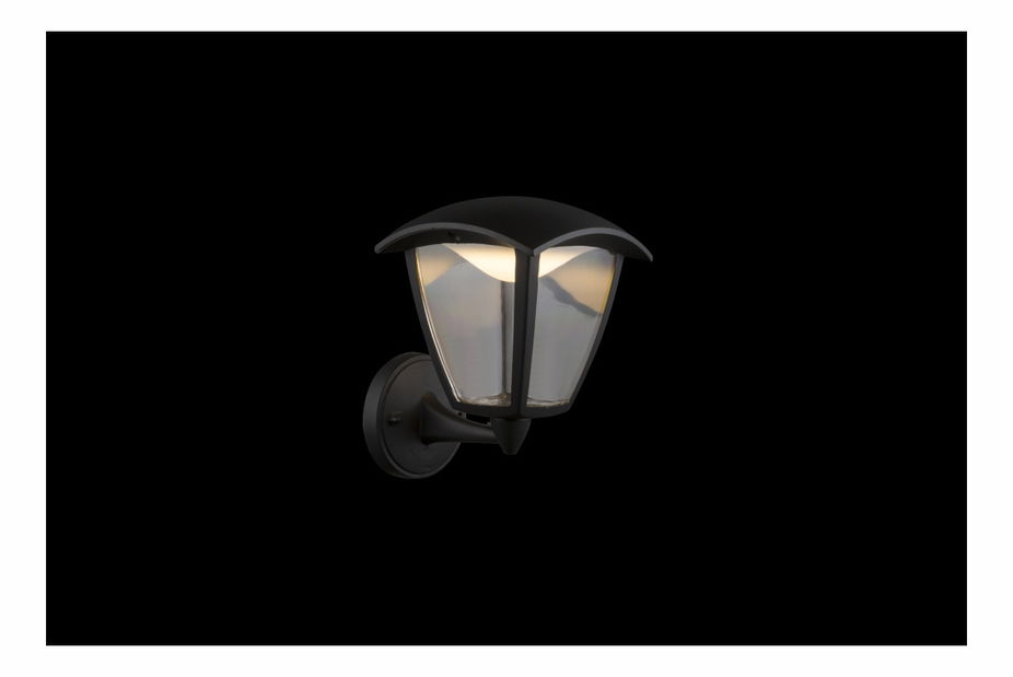 Venkovní svítidlo LED Delio 31825 (černá + průhledná)