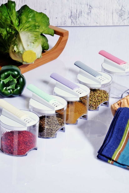 Set kořenek (5 ks.) Fiori (bílá)