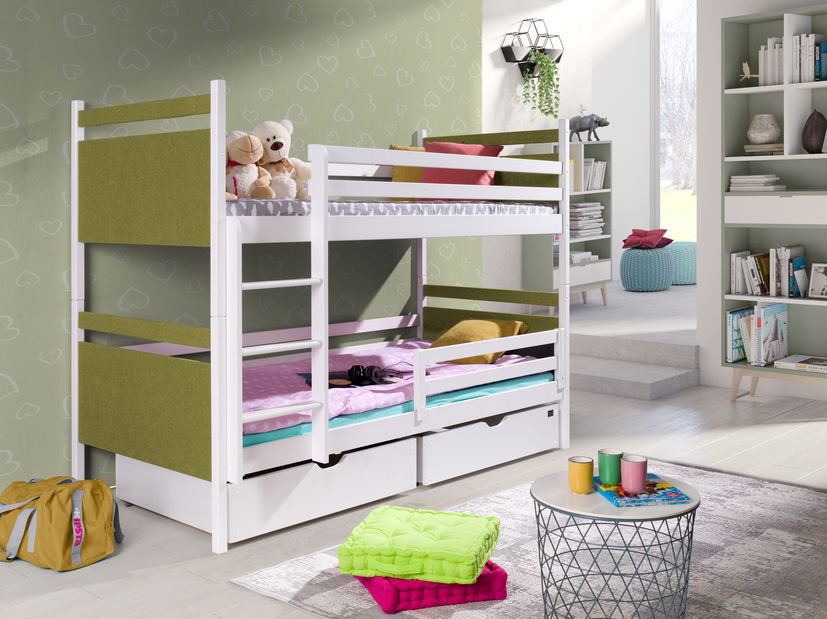 Dětská postel 80 cm Talia (s roštem a úl. prostorem) (sawana 08)