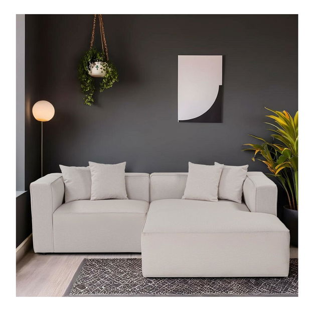 Rohová sedačka Morelotta (P) (ecru)