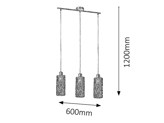 Závěsné svítidlo Joy 6398 (chromová)